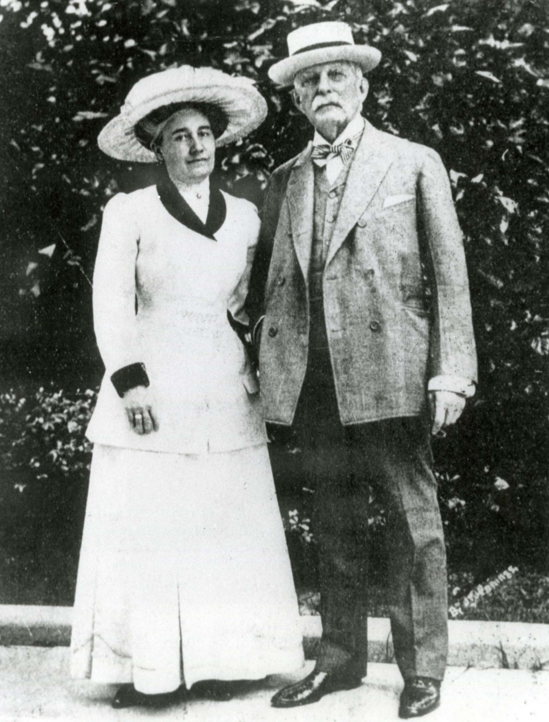 Henry Flagler with his third wife Mary Lily Kenan