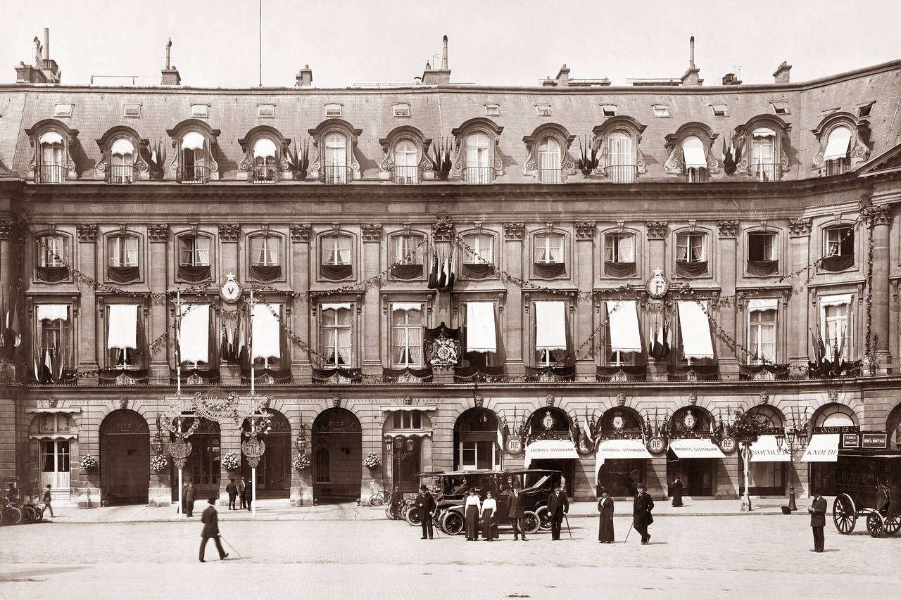 The first hotel of Ritz name - Ritz Hotel Paris 1900