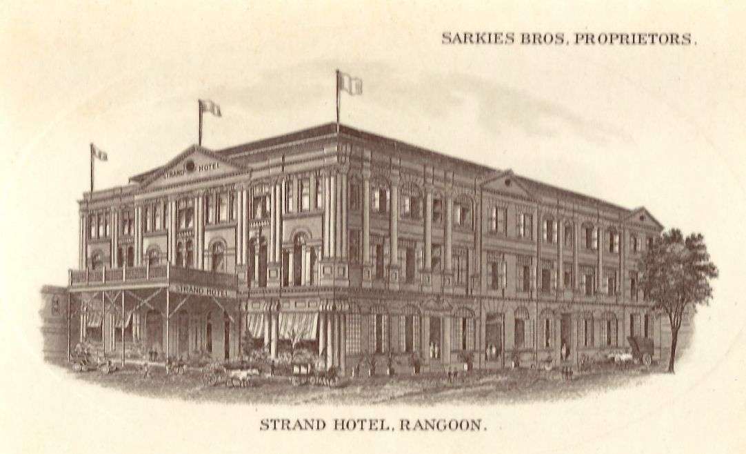 The Strand Hotel in Rangoon.