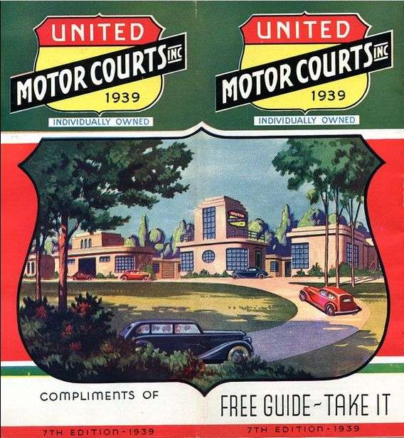 The directory of motels associated in United Motor Courts, Edition 7th, 1939