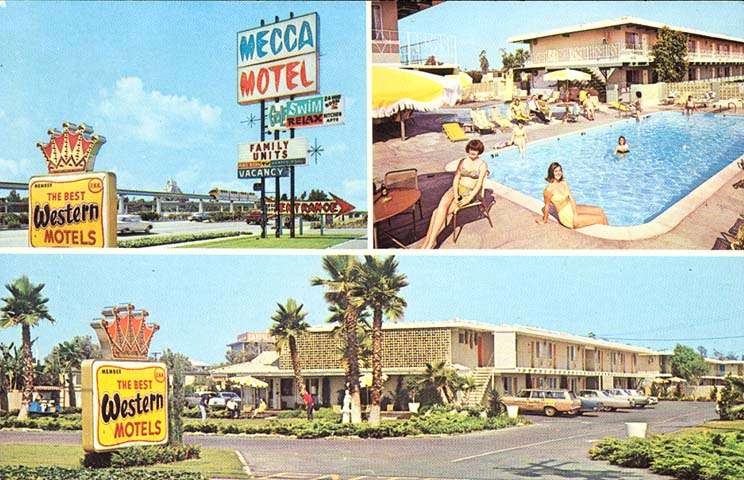 Mecca Motel in Anaheim as the Best Western facility