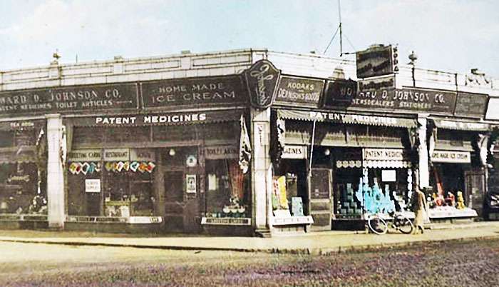 In 1922 Johnson acquired a small drugstore at 89th Beale Street in Wollaston.
