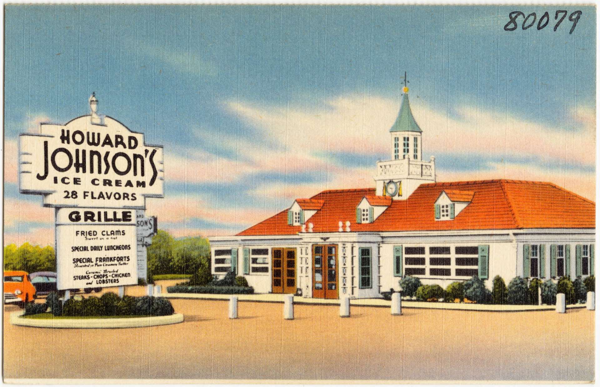 The prototype of Howard Johnson's restaurant - the end of 1930s.
