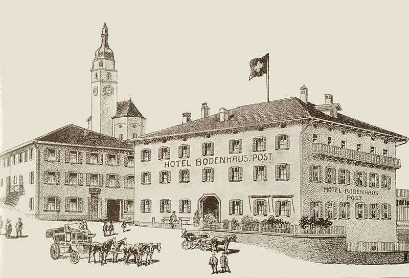 Hotel Bodenhaus & Post in Splügen.